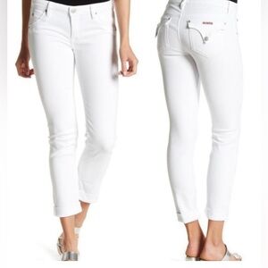 Hudson • Bacara Crop Straight Cuffed Jeans